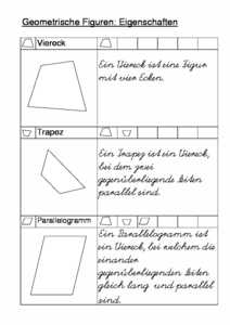 Vorschau mathe/geometrie/Eigenschaften-Geometrische Figuren Loesung.pdf
